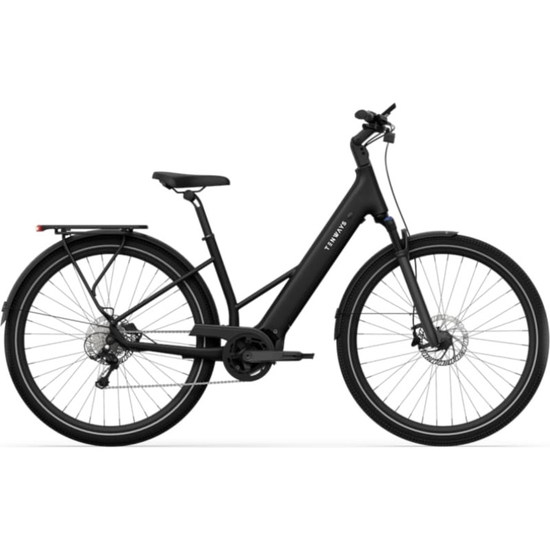 Tenways Elektrofahrrad TENWAYS Ago Air, Midnight Black