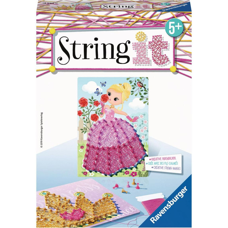 Ravensburger Craft Kit &ndash; String it Mini: Pink Princess