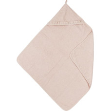 Meyco Baby dvielis ar kapuci terry Ruffle Soft Pink 80x80cm