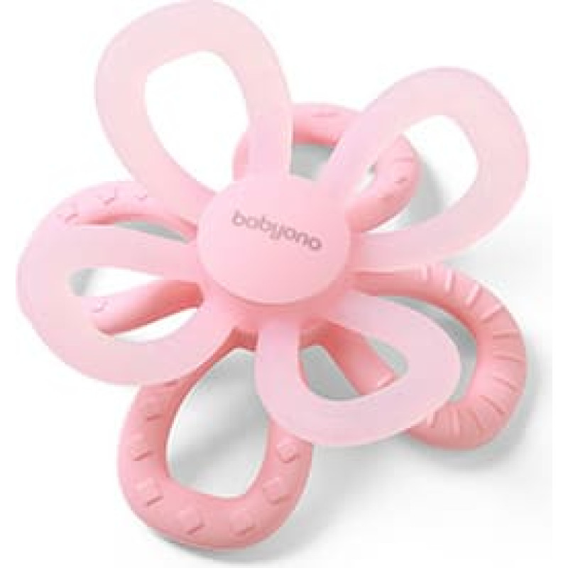Babyono B.O.1596/01 Silikon-Zahnfleischmassager FLOWER
