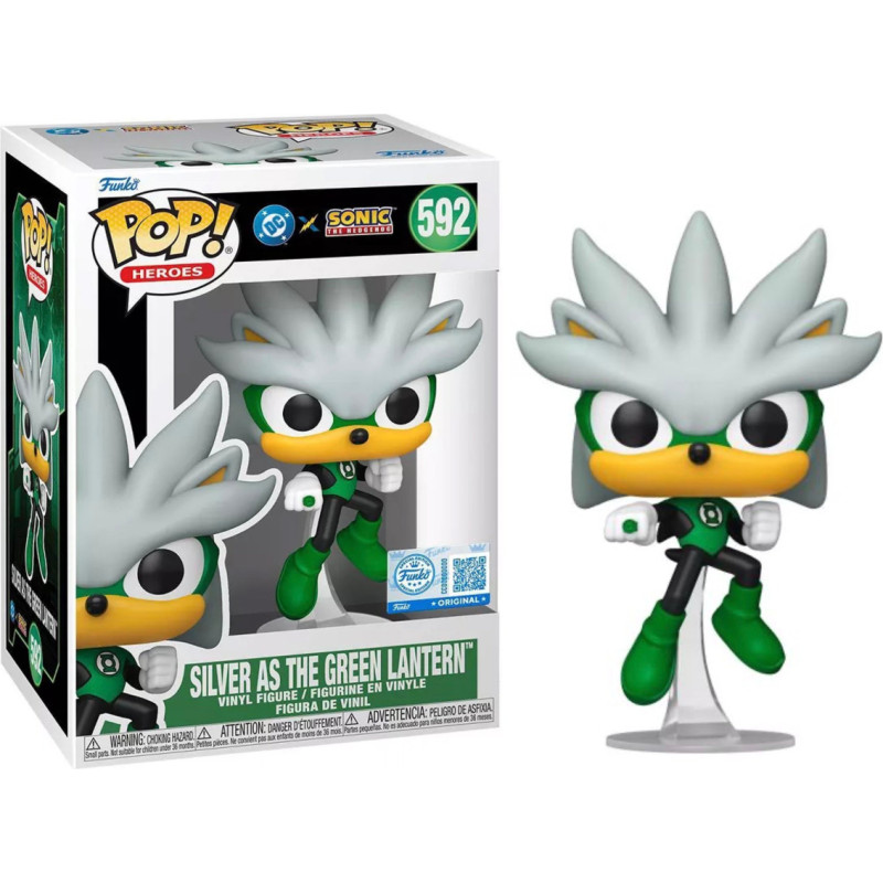 Funko POP! Vinila figūra: DC / Sonic - Silver / Green Lantern