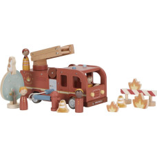 Little Dutch Ugunsdzēsēju ma&scaron;īna Little Dutch Fire Truck Set FSC