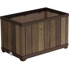 Keter Puķu pods Deco Rectangle Planter Walnut