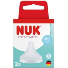 NUK 124032 Smoczek do butelki 2 szt. S silikon
