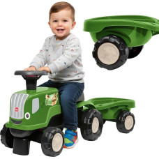 Falk Rutschtraktor mit Anhänger Birdy Farm, grün, 1–3 Jahre