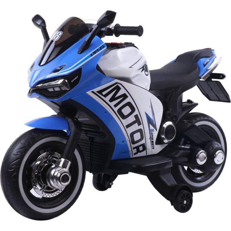 KIKKABOO Wiederaufladbares Motorrad Windy Blue