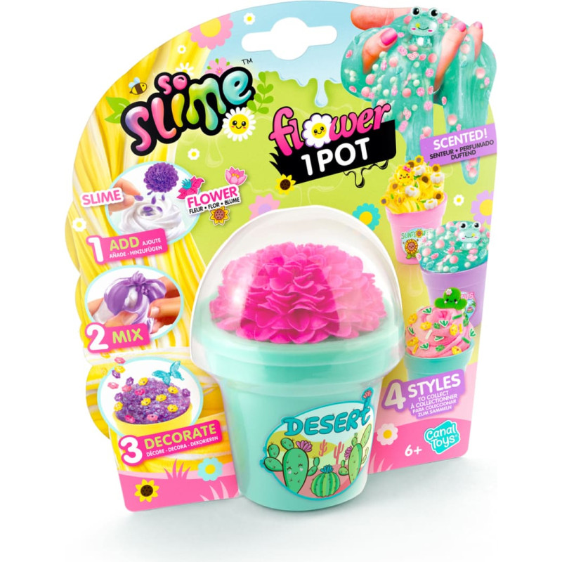 So Slime slime preparing set Flower pot