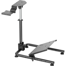 White Shark CONQUEROR-2 Foldable Racing Steering Wheel Stand With Gear Shifter Mount