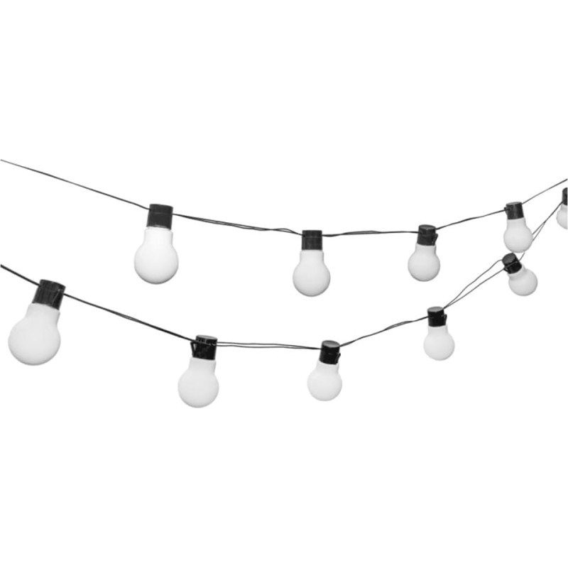 LED lampiņu virtene ar saules bateriju, 2 m