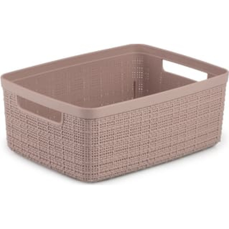 Curver Groziņš Jute S 5L 27x20x11cm rozā