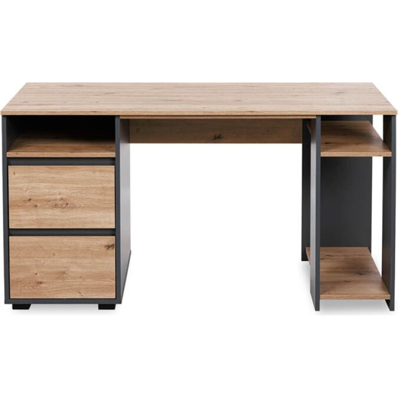 Klups LITTLE SKY Schreibtisch  DALIA, Anthrazit/Eiche