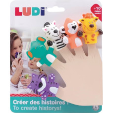 Ludi finger puppet game, Safari animals