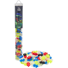 Plus Plus construction toy, Glow in the dark, 100 pcs.