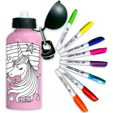 Splat Planet water bottle, Unicorn