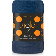 BLANKET SIGLO 130X170 NAVY BLUE 240g/m2 POLYESTER