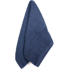 TOWEL RONDO 30X50 TERRY NAVY BLUE 500G. COTTON.