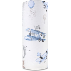 Ega Kids Diaper - 10499 - TETRA PRINT - EGA - FOX in PLANE -  size 70x80 cm
