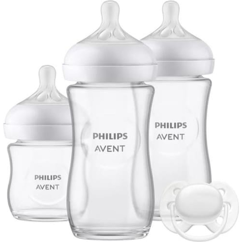 Philips Avent SCD878/11 reaktionsfähiges Glas-Naturflaschen-Set