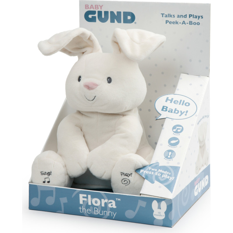 Sm GUND interaktives Plüschtier - Häschen Flora, 30 cm