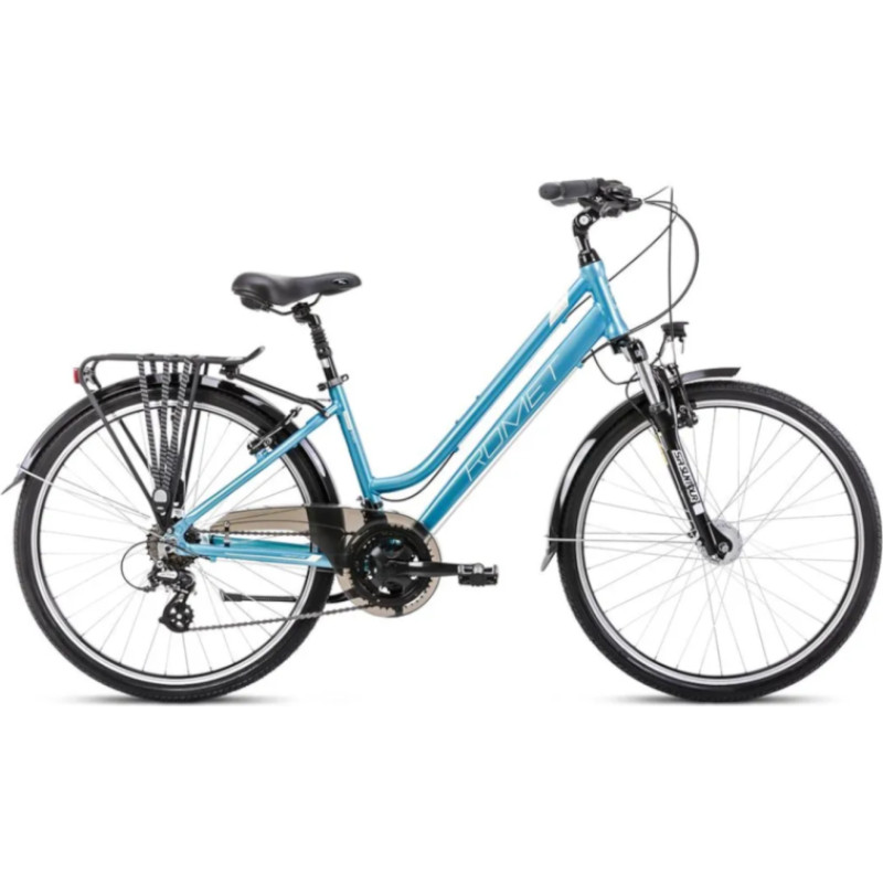ROMET Gazela 26 2 Fahrrad, blau, Größe (M)