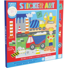 Floss & Rock Scented Sticker Art, Construction