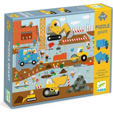 Djeco Giant puzzles - Construction site - 17 pcs