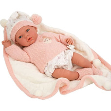 Arias doll with a pom pom hat, with a sound mechanism, 40 cm