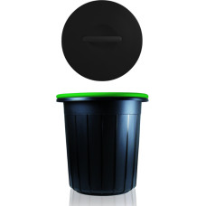 Gio`style Atkritumu tvertne Eco solution 25L 37,5x37,5x39cm tum&scaron;i pelēka/zaļa