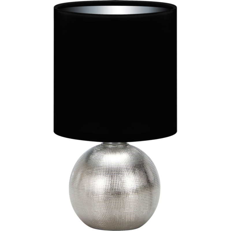 Str&uuml;hm DESK LAMP PERLO E14 SILVER/BLACK