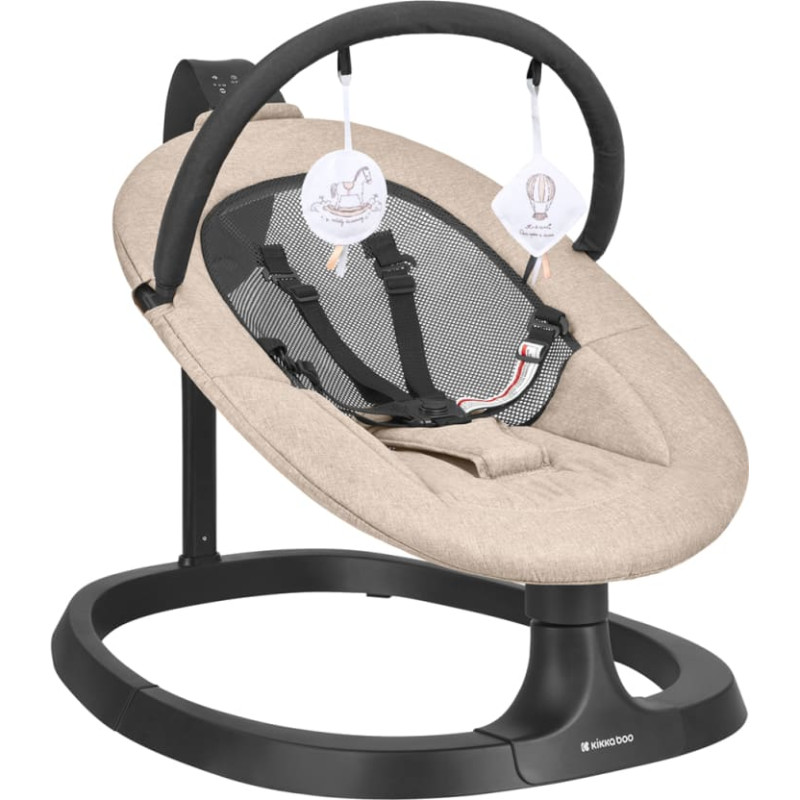 KIKKABOO Zazu elektrische Babywippe – beige