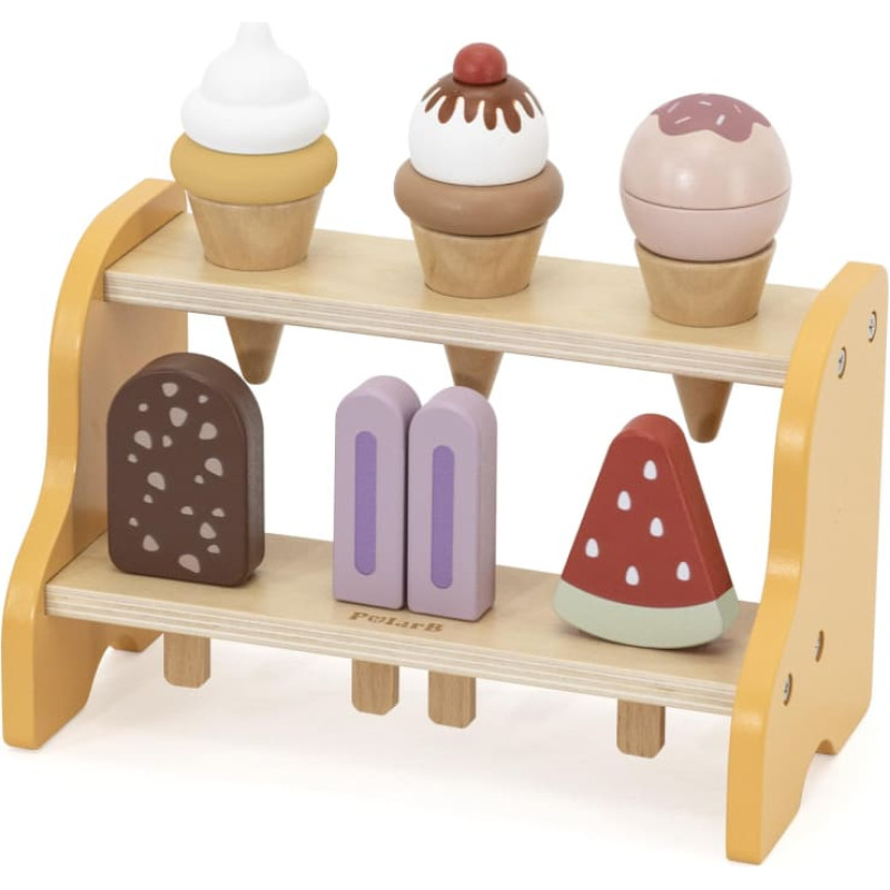 Viga Popsicle & Ice Cream Stand (6 pcs)
