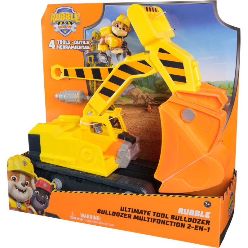 Rubble And Crew RUBBLE & CREW celtniecības transportlīdzeklis Ultimate Tool Buldozer, 6073297
