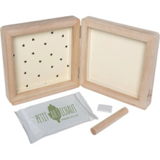 Hand- und Fußabdruck-Set mit Doppelrahmen „Herz“