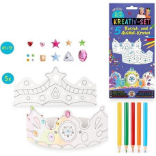 Trendhaus Craft & colouring set - Paper crowns (5 pcs.)