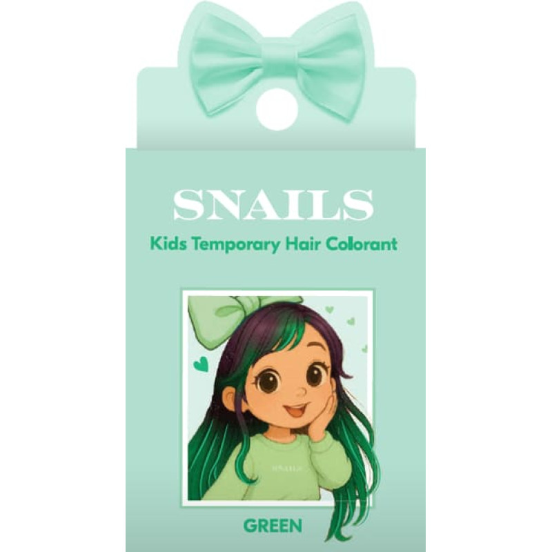 Snails hair chalk, green