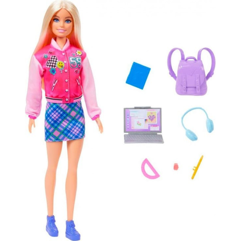 Barbie Back to School Doll & Piece Count