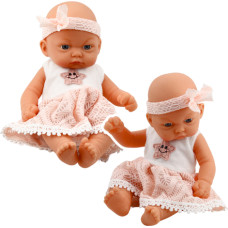 Lean- Guļo&scaron;a lellīte rozā kleitā 24 cm 55761