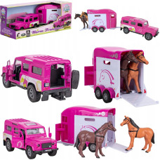 AUTO LAND ROVER Z PRZYCZEPĄ DLA KONI