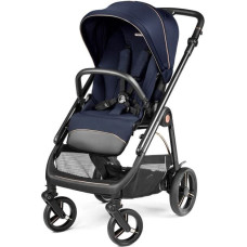Peg-Perego Veloce BLUE SHINE Wendbarer Kinderwagen mit Fußsack