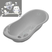 TEGA BABY OWL Baby bath with plug 102cm, SO-005 grey