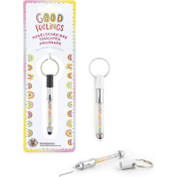 Trendhaus Good Feelings - Ballpoint Pen and Stylus Tag - Rhinestone