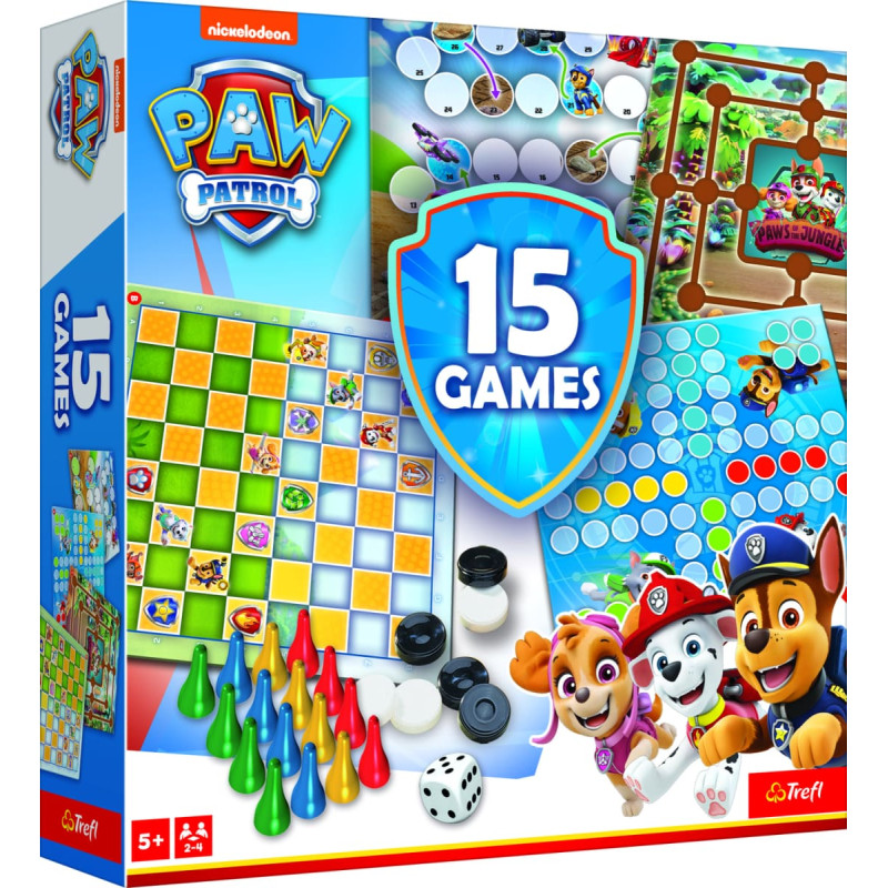 Trefl PAW PATROL 15 in 1 Galda spēle
