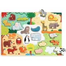 Djeco Wooden puzzle - Puzzlo Animo