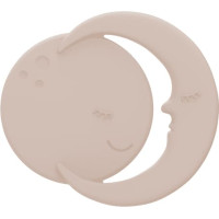 Label Label Silicone - Teether - Moon - Pink