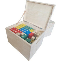 Varis Toys VARIS Stacking Blocks in a wooden box (230 blocks)