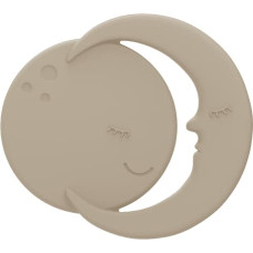 Label Label Silicone - Teether - Moon - Nougat