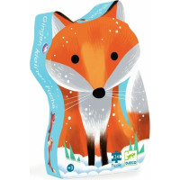 Djeco Silhouette puzzles - Ginger, little fox - 24 pcs