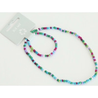 K:s Me Necklace and bracelet - Colourful mix