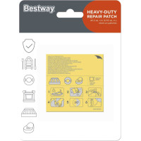 Bestway 62068 Zestaw naprawczy - Łaty naprawcze 6.5cm x 6.5cm - 10szt