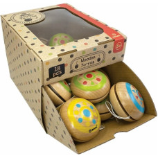 Svoora - Wooden Yo-Yo - Indie (Full display with 18 pcs, 3 designs)